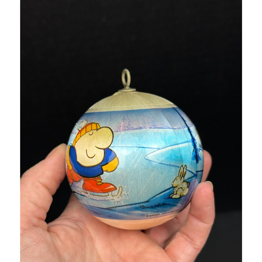 Vtg ZIGGY The Skater Satin wBox Merry Christmas 1984 American Greetings Ornament - Picture 5 of 9